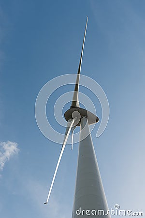 One of the largest onshore wind turbine Stock Photo